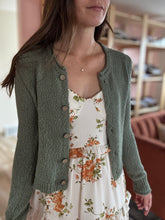 Load image into Gallery viewer, the perfect cotton cardi - forest