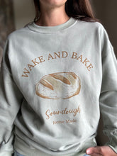 Load image into Gallery viewer, wake + bake sourdough sweatshirt