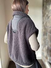 Load image into Gallery viewer, scout it out black teddy vest
