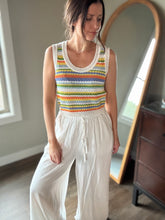 Load image into Gallery viewer, sylvia orange stripe sweater vest