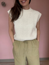 Load image into Gallery viewer, avocado textured flowy pants