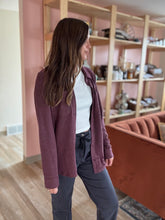 Load image into Gallery viewer, soft burgundy flannel shirt