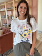 midwest flowers vintage tee