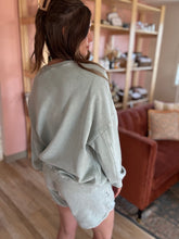 Load image into Gallery viewer, sage soft vintage oversized pullover