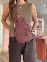Load image into Gallery viewer, suede sling bag | 2 colors