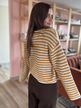 Load image into Gallery viewer, goldie girl striped cardigan