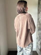 Load image into Gallery viewer, brown fuzzy long sleeve top