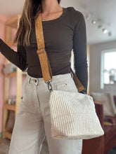 Load image into Gallery viewer, cori cream corduroy purse