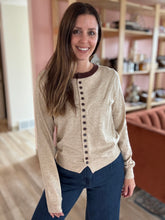 Load image into Gallery viewer, lana hazelnut button cardi