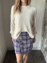 Load image into Gallery viewer, royal button down plaid skirt