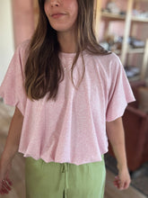 Load image into Gallery viewer, pink petal soft bubble top