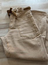 Load image into Gallery viewer, camel stripe barrel pants