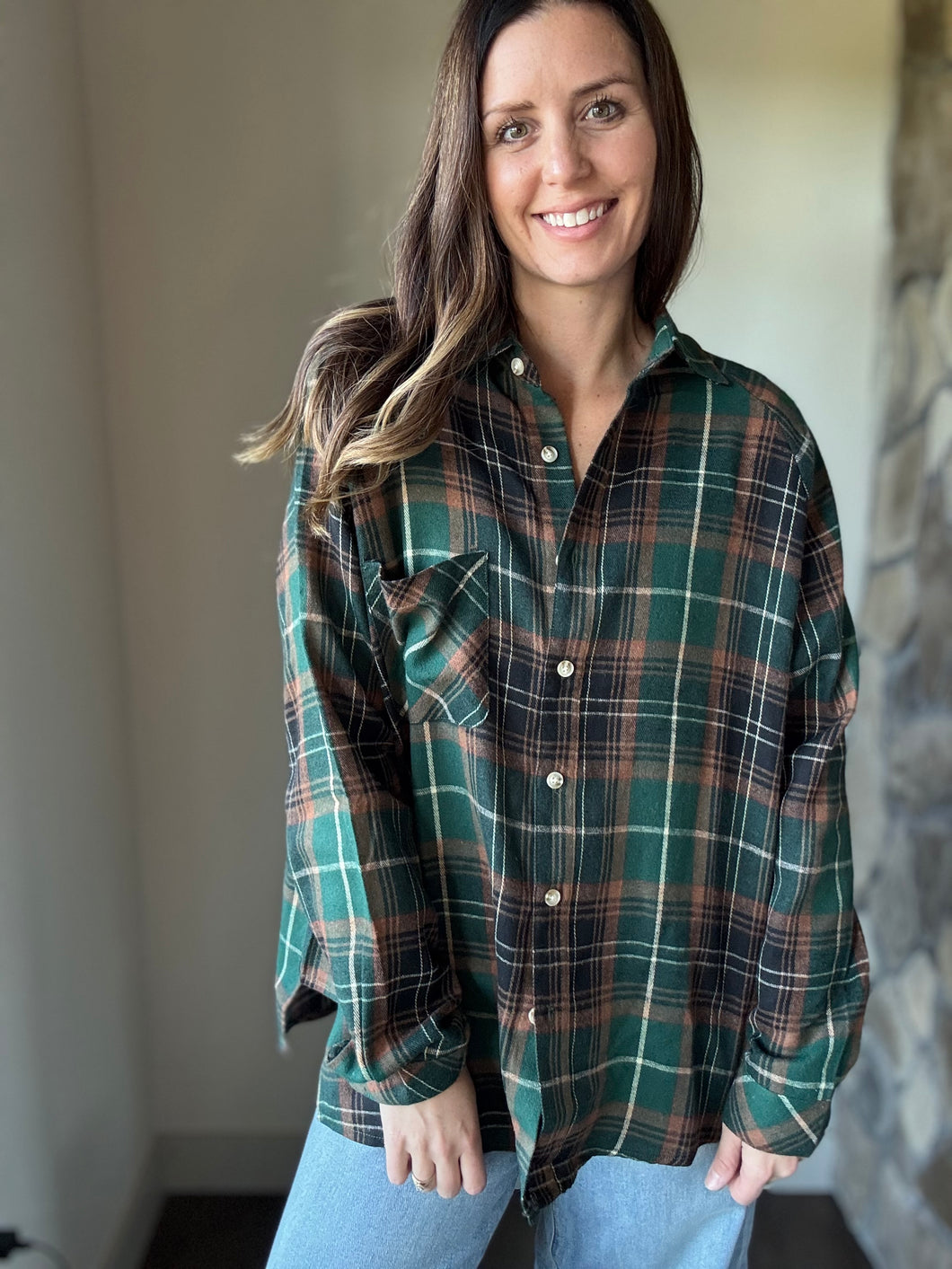 green camp flannel