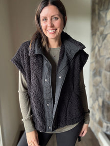 scout it out black teddy vest