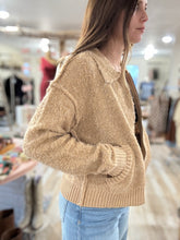 Load image into Gallery viewer, honey zip sweater cardigan
