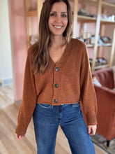 Load image into Gallery viewer, copper confetti cardigan