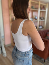 Load image into Gallery viewer, white soft basic scoop tank