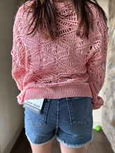 Load image into Gallery viewer, blossom open weave sweater