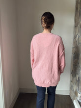 Load image into Gallery viewer, cozy blush oversized henley