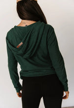 Load image into Gallery viewer, evergreen performance fleece zip sweatshirt