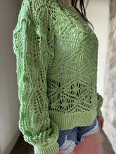 Load image into Gallery viewer, kiwi open weave sweater