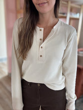 Load image into Gallery viewer, super soft eggnog tana henley