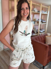 Load image into Gallery viewer, watercolor mallard shorts