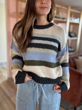 Load image into Gallery viewer, rainy day stripe sweater