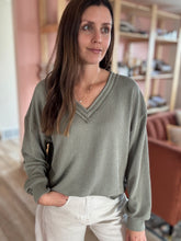 Load image into Gallery viewer, lola long sleeve sage pullover