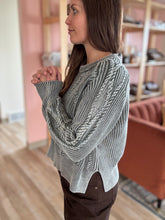 Load image into Gallery viewer, cabin in the woods chunky knit sweater