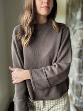 Load image into Gallery viewer, brown mock neck sweater
