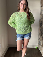 Load image into Gallery viewer, kiwi open weave sweater