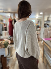 Load image into Gallery viewer, ultra soft stripe mix dolman pullover