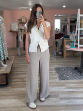 Load image into Gallery viewer, tennis zip collared sweater