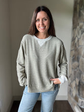 Load image into Gallery viewer, sage soft thermal pullover