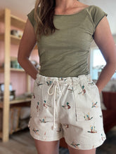 Load image into Gallery viewer, watercolor mallard shorts