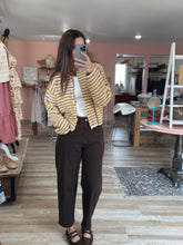 Load image into Gallery viewer, espresso tapered pants