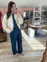 Load image into Gallery viewer, dark chambray wide leg pants
