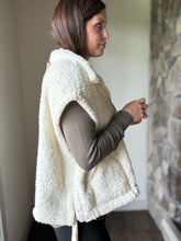 Load image into Gallery viewer, scout it out cream teddy vest