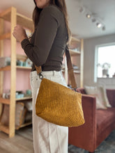 Load image into Gallery viewer, cori gold corduroy purse