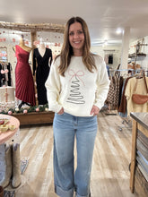 Load image into Gallery viewer, all spruced up embroidered sweater