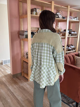 Load image into Gallery viewer, seaside gingham button down