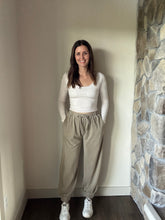 Load image into Gallery viewer, oatmeal scoop long sleeve tee