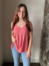 Load image into Gallery viewer, flowy ribbed v-neck tank | 6 colors