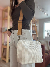 Load image into Gallery viewer, cori cream corduroy purse