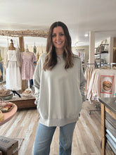 Load image into Gallery viewer, sage french terry weekend pullover