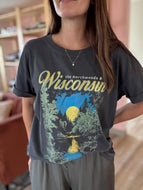 wisconsin northwoods vintage tee