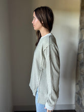 Load image into Gallery viewer, sage soft thermal pullover