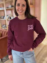 Load image into Gallery viewer, the Lord is my shepherd maroon pullover