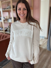 Load image into Gallery viewer, wisconsin puff print sweatshirt